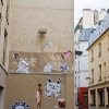 Grafs, pochoirs et affiches sur les murs de Paris