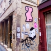 Grafs, pochoirs et affiches sur les murs de Paris