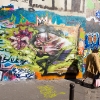 Graffitis sur les murs de Paris