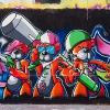 Graffitis sur les murs de Paris