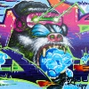 Graffitis sur les murs de Paris