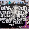 Grafs, pochoirs et affiches sur les murs de Paris