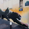 Grafs, pochoirs et affiches sur les murs de Paris