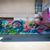 Graffitis sur les murs de Paris