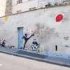 Les ballades de Jef Aérosol sur les murs de Paris