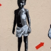 Les ballades de Jef Aérosol sur les murs de Paris