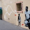 Les ballades de Jef Aérosol sur les murs de Paris