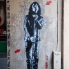 Les ballades de Jef Aérosol sur les murs de Paris