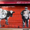 Les ballades de Jef Aérosol sur les murs de Paris