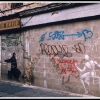 Mesnager et son bonhomme blanc sur les murs de Paris