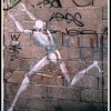 Mesnager et son bonhomme blanc sur les murs de Paris