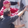 Mesnager et son bonhomme blanc sur les murs de Paris