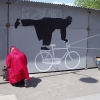 Mesnager et son bonhomme blanc sur les murs de Paris