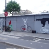 Mesnager et son bonhomme blanc sur les murs de Paris