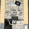 Mesnager et son bonhomme blanc sur les murs de Paris