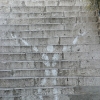 Mesnager et son bonhomme blanc sur les murs de Paris