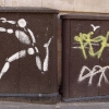 Mesnager et son bonhomme blanc sur les murs de Paris