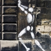 Mesnager et son bonhomme blanc sur les murs de Paris