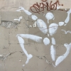 Mesnager et son bonhomme blanc sur les murs de Paris