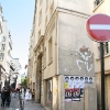 Mesnager et son bonhomme blanc sur les murs de Paris