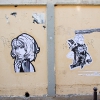 Grafs, pochoirs et affiches sur les murs de Paris