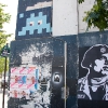 Grafs, pochoirs et affiches sur les murs de Paris