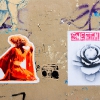 Grafs, pochoirs et affiches sur les murs de Paris