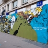 Graffitis sur les murs de Paris