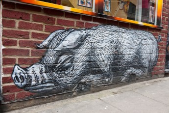 Roa - Londres - Bacon Street - Mars 2012