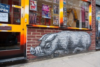 Roa - Londres - Bacon Street - Mars 2012