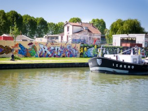 Limo et Kanos (OnOff) sur les bords du canal de l'Ourcq (Noisy-le-Sec - 93) - Mai 2012