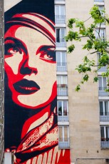 Shepard Fairey - Rue Jeanne d'Arc 13è - Juin 2012