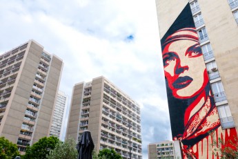 Shepard Fairey - Rue Jeanne d'Arc 13è - Juin 2012