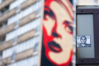 Shepard Fairey - Rue Jeanne d'Arc 13è - Juin 2012