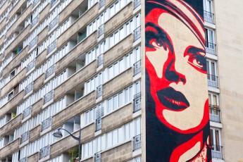 Shepard Fairey - Rue Jeanne d'Arc 13è - Juin 2012