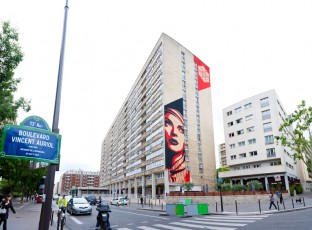 Shepard Fairey - Rue Jeanne d'Arc 13è - Juin 2012