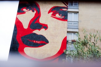 Shepard Fairey - Rue Jeanne d'Arc 13è - Juin 2012