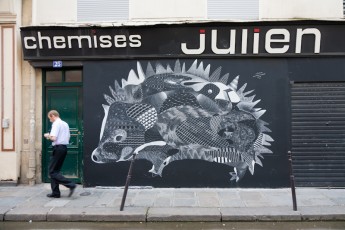 Philippe Baudelocque - Rue du Pont aux Choux 03è - Juin 2012