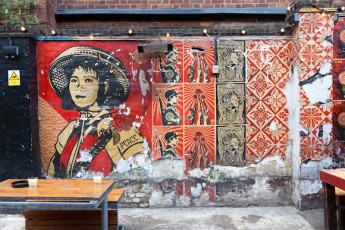 Shepard Fairey - Rivington Street - Londres - Juin 2012