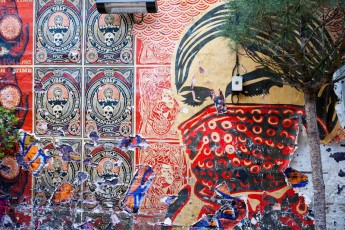 Shepard Fairey - Rivington Street - Londres - Juin 2012