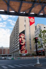 Shepard Fairey - Boulevard Vincent Auriol 13è - Juin 2012