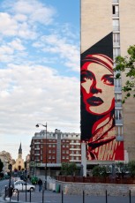 Shepard Fairey - Boulevard Vincent Auriol 13è - Juin 2012