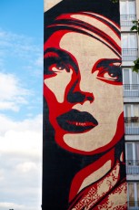 Shepard Fairey - Boulevard Vincent Auriol 13è - Juin 2012