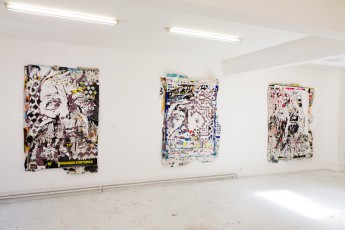 Alexandre Farto (aka Vhils) - Galerie Magda Danysz - Rue Amelot 11è "Entropie" - du 23 juin au 28 juillet 2012