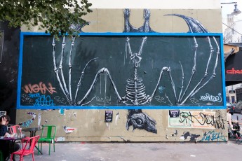 Le M.U.R. N°100 - Roa - Rue Oberkampf 11è - Juillet 2011