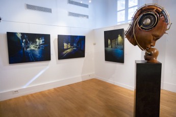 Expo de Logan Hicks à l'Opera Gallery, du 12 octobre au 3 novembre 2012 avec des sculptures de Pierre Matter