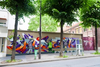 Seth - Les Lézarts de la Bièvre - Rue Bobillot 13è - Juin 2013