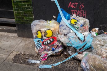 Francisco de Pajaro, Art is trash - Londres - Shoreditch - Juillet 2013