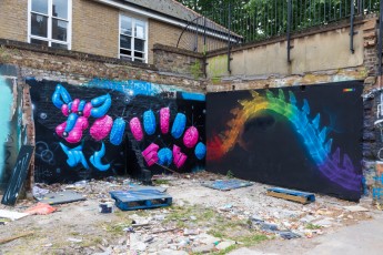 The Horror Crew et Shok-1 - Londres - Brick Lane - Juillet 2013