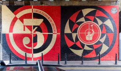 Obey - Londres - Bateman's row - Juillet 2013